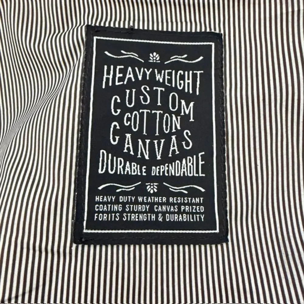 Herschel Supply Co Brand Black Backpack Classic Heavyweight Custom Cotton Canvas